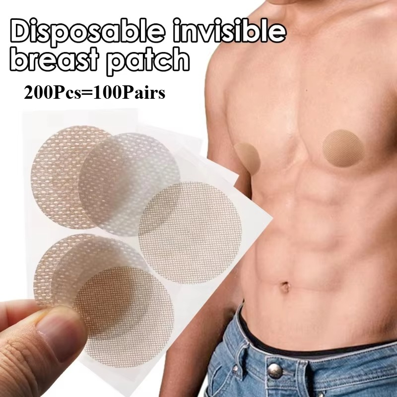Strapless Bra Adhesive - 200 pçs invisível masculino capa de