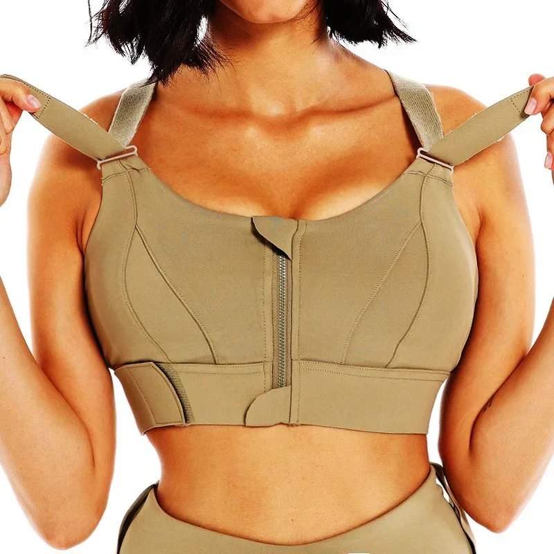 Sports Bra Racerback - Nuvem esconder S-5XL sutiã esportivo feminino
