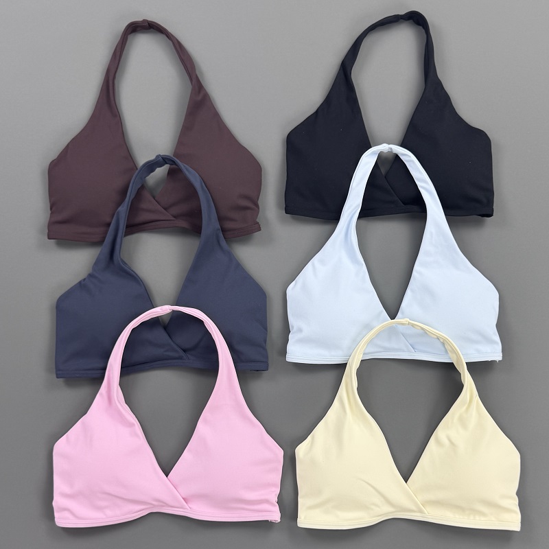 Sports Bra Racerback - Top de Ginástica Feminino com Decote