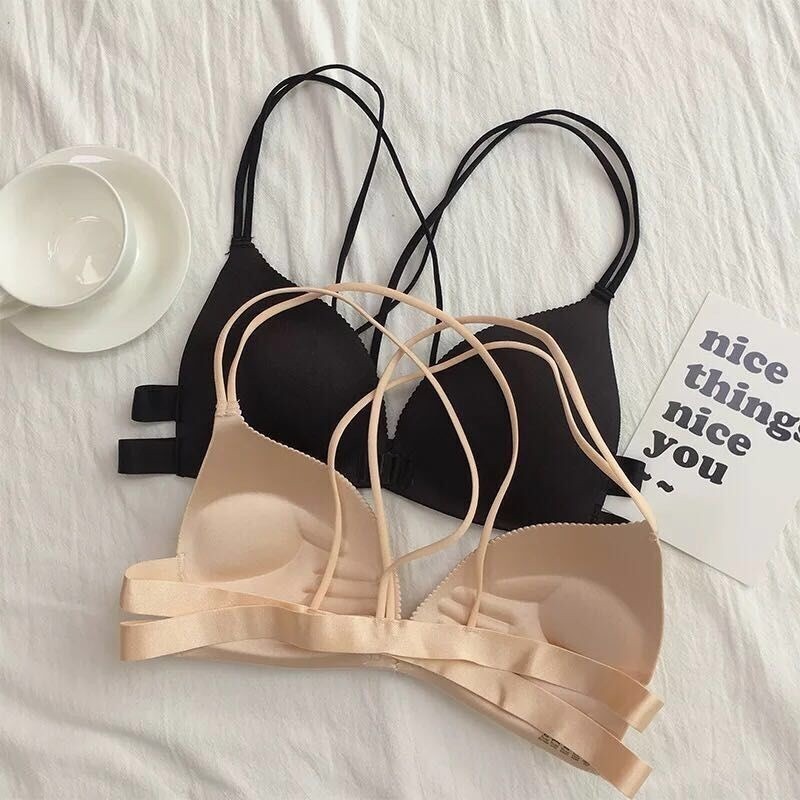 1 peça moda triângulo copo fiv - Plunge Bra Push Up avaliação e preço