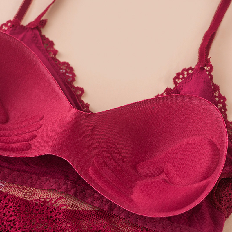 3D Sexy Lingerie Seamless Spor - Sheer Bra Lace avaliação e preço