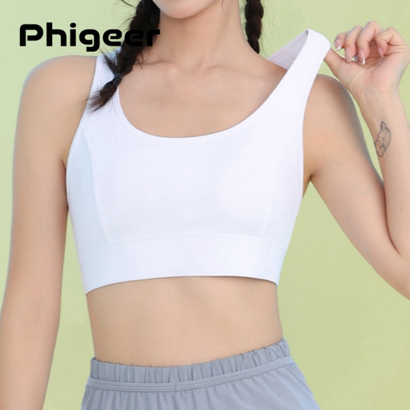 Phigeer mulheres sutiãs esport - Sports Bra Racerback avaliação e preço